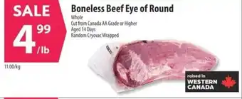 Co-op Boneless Beef Eye of Round offer