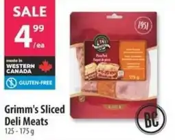 Co-op Grimm's Sliced Deli Meats offer