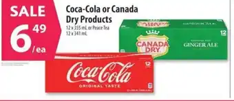 Co-op Coca-cola or canada dry products offer