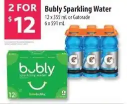 Co-op Bubly Sparkling Water offer