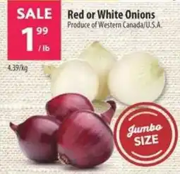 Co-op Red or White Onions offer