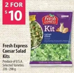 Co-op Fresh Express Caesar Salad Kits offer