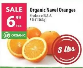 Co-op Organic Navel Oranges offer