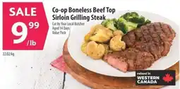 Co-op Co-op Boneless Beef Top Sirloin Grilling Steak offer