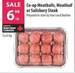 Co-op Co-op Meatballs, Meatloaf or Salisbury Steak offer