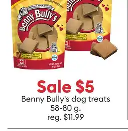 Petsmart Benny Bully's dog treats offer