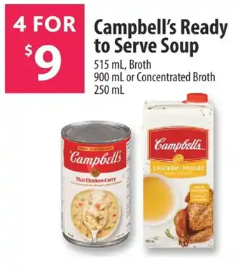 Co-op Campbell's Ready to Serve Soup offer