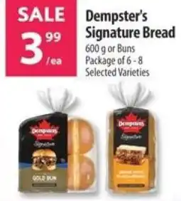 Co-op Dempster's Signature Bread offer