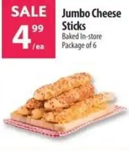 Co-op Jumbo cheese sticks offer