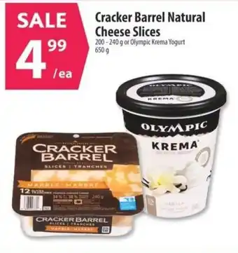 Co-op Cracker Barrel Natural Cheese Slices offer