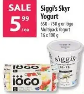 Co-op Siggi's Skyr Yogurt offer