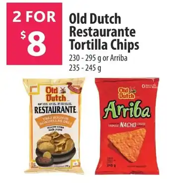 Co-op Old dutch restaurante tortilla chips offer