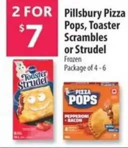 Co-op Pillsbury pizza pops, toaster scrambles or strudel offer