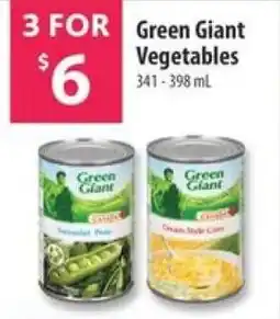 Co-op Green Giant Vegetables offer