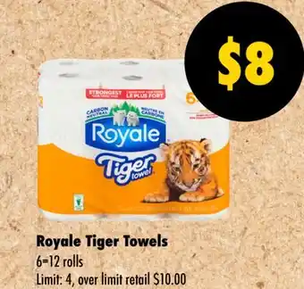 Wholesale Club Tiger Towels offer