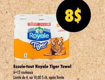 Wholesale Club Essuie-tout Royale Tiger Towel offer