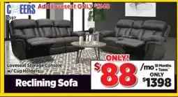 Surplus Furniture Cowboy Granite Reclining Sofa offer