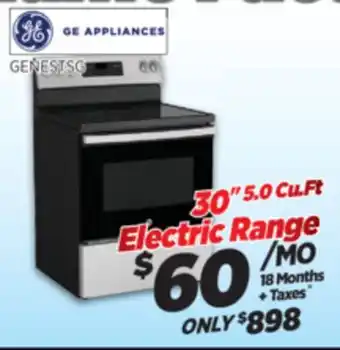 Surplus Furniture GE Stainless Steel Electric Range offer