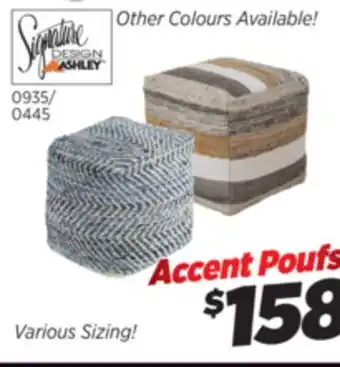 Surplus Furniture Assorted Accent Poufs offer