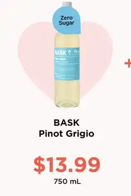 Wine Rack BASK Pinot Grigio offer