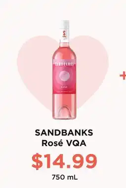 Wine Rack SANDBANKS Rosé VQA offer