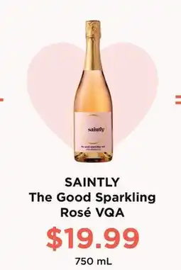 Wine Rack SAINTLY The Good Sparkling Rosé VQA offer