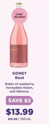 Wine Rack SIDNEY Rosé offer