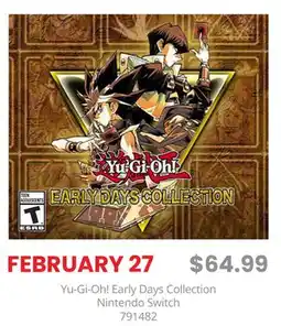 GameStop Yu-Gi-Oh! Early Days Collection Nintendo Switch offer