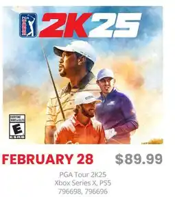 GameStop PGA Tour 2K25 Xbox Series X, PS5 offer