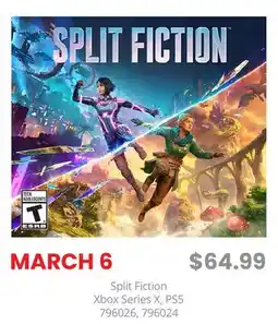 GameStop Split Fiction Xbox Series X, PS5 offer