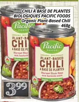 Supermarché PA CHILI À BASE DE PLANTES BIOLOGIQUES PACIFIC FOODS | Organic Plant-Based Chili offer