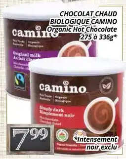 Supermarché PA CHOCOLAT CHAUD BIOLOGIQUE CAMINO | ORGANIC HOT CHOCOLATE offer