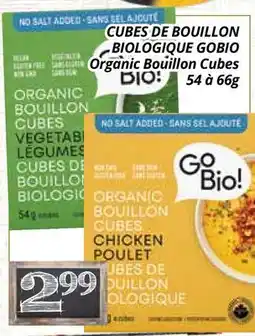 Supermarché PA CUBES DE BOUILLON BIOLOGIQUE GOBIO | Organic Bouillon Cubes offer