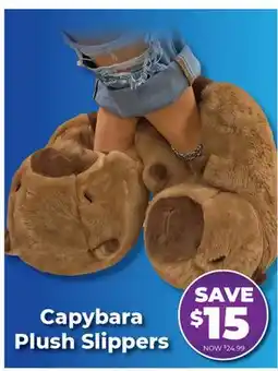 Showcase Capybara Plush Slippers offer