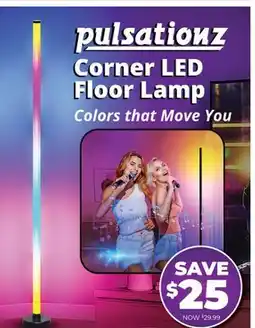 Showcase Pulsationz Corner LED Floor Lamp offer