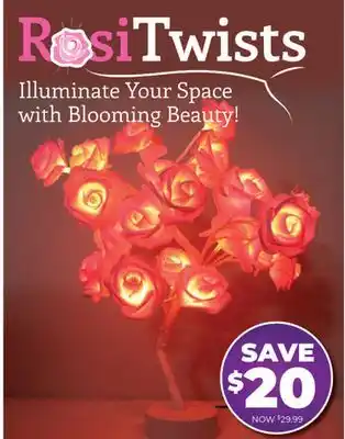 Showcase Rose Tree Lamp offer