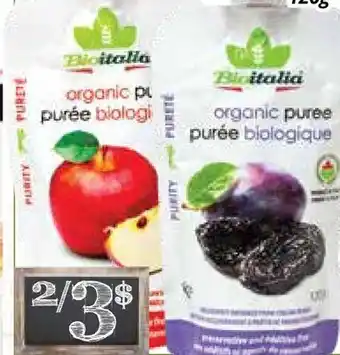 Supermarché PA PURÉES BIOLOGIQUES BIOITALIA | Organic purees offer