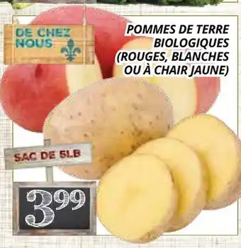 Supermarché PA POMMES DE TERRE BIOLOGIQUES offer