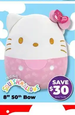 Showcase Hello Kitty Squishmallow 50th Bow offer