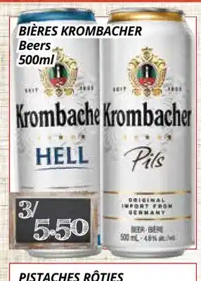 Supermarché PA BIÈRES KROMBACHER | Beers offer