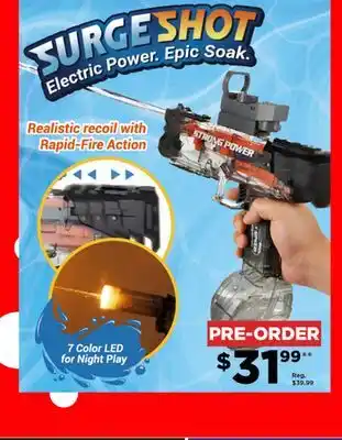 Showcase SurgeShot: Rechargeable Automatic Water Blaster Gun offer