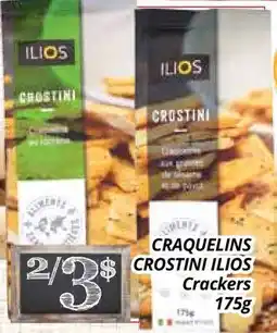 Supermarché PA CRAQUELINS CROSTINI ILIOS | Crackers offer