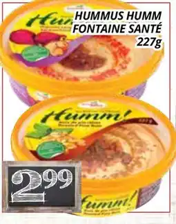 Supermarché PA HUMMUS HUMM FONTAINE SANTÉ offer