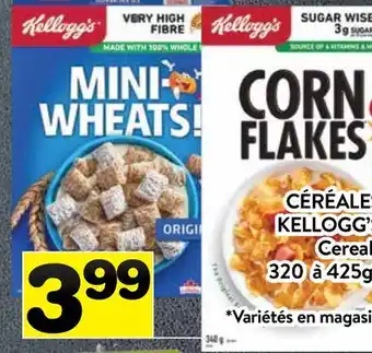 Supermarché PA CÉRÉALES KELLOGG'S | KELLOGG'S Cereals offer