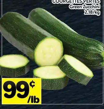 Supermarché PA COURGETTES VERTES | Green Zucchini offer