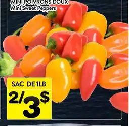 Supermarché PA MINI POIVRONS DOUX | Mini Sweet Peppers offer