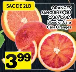 Supermarché PA ORANGES SANGUINES OU CARA CARA | Blood or Cara Cara Oranges offer