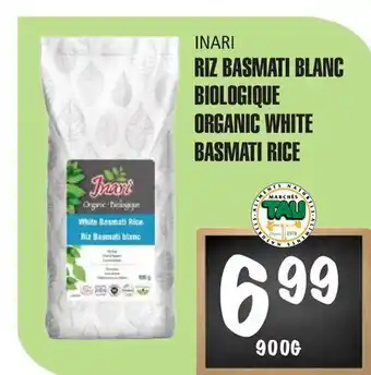 Marches Tau RIZ BASMATI BLANC BIOLOGIQUE INARI offer