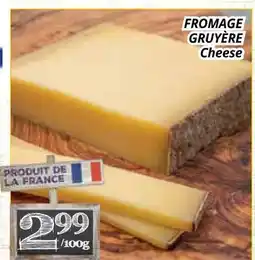 Supermarché PA FROMAGE GRUYÈRE | Cheese offer