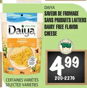 Marches Tau SAVEUR DE FROMAGE SANS PRODUITS LAITIERS DAIYA offer